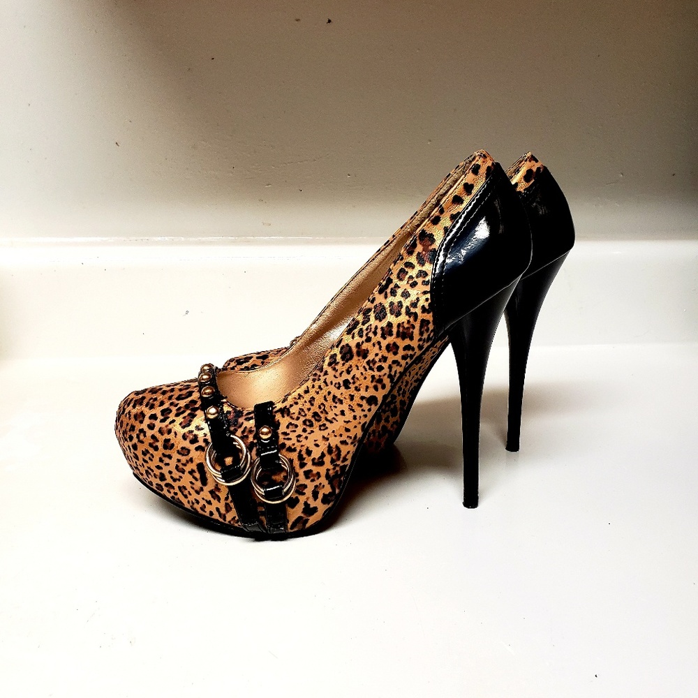 Cheetah Print Heels